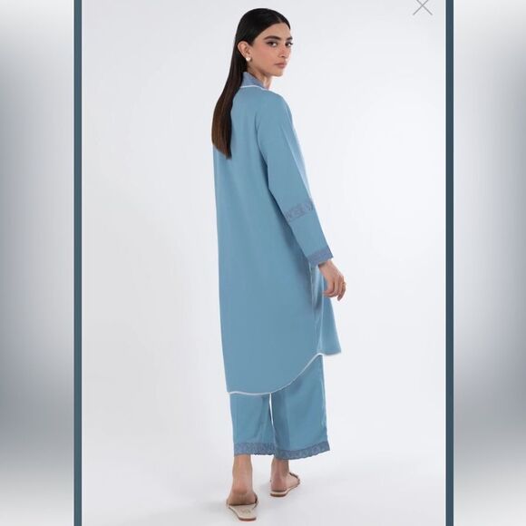 SANA SAFINAZ PAKISTANI DESIGNER DRESS 2 PIECE READY MADE - Picture 3 of 5